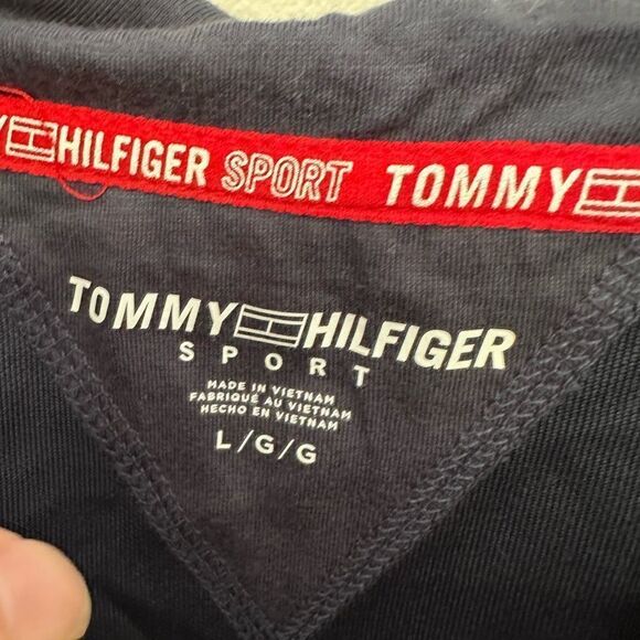 Womens Tommy Hilfiger Sport Color Block Logo Zip Front Hoodie - Picture 5 of 7